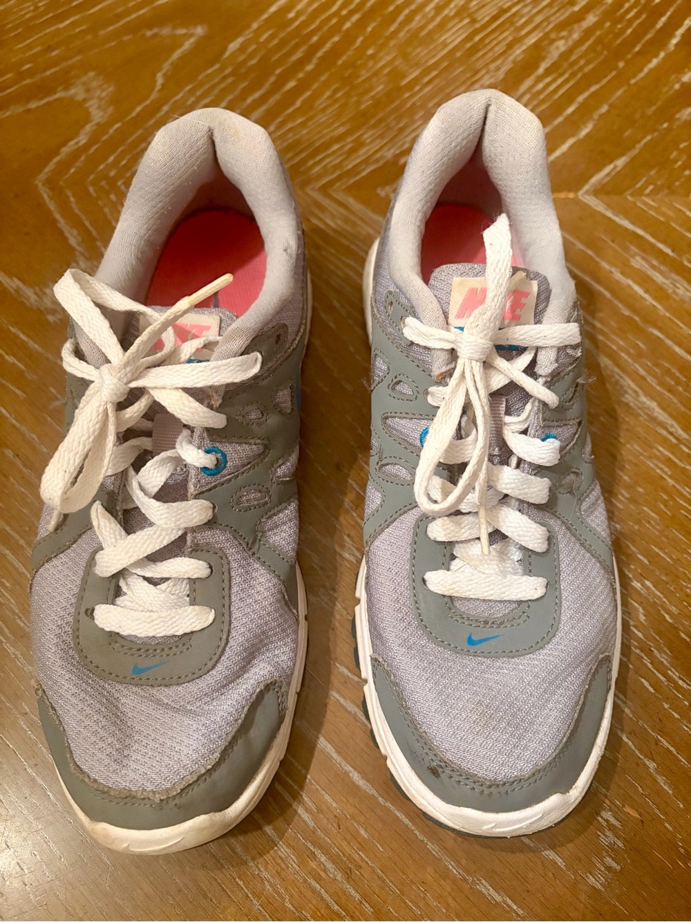 Nike Revolution Gray and Pink Women's Sneakers